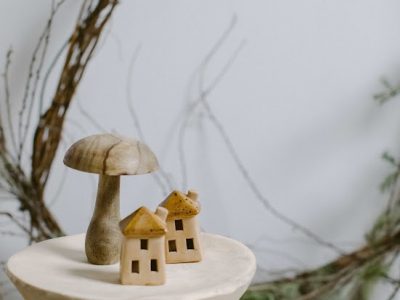 Casute decorative din argila