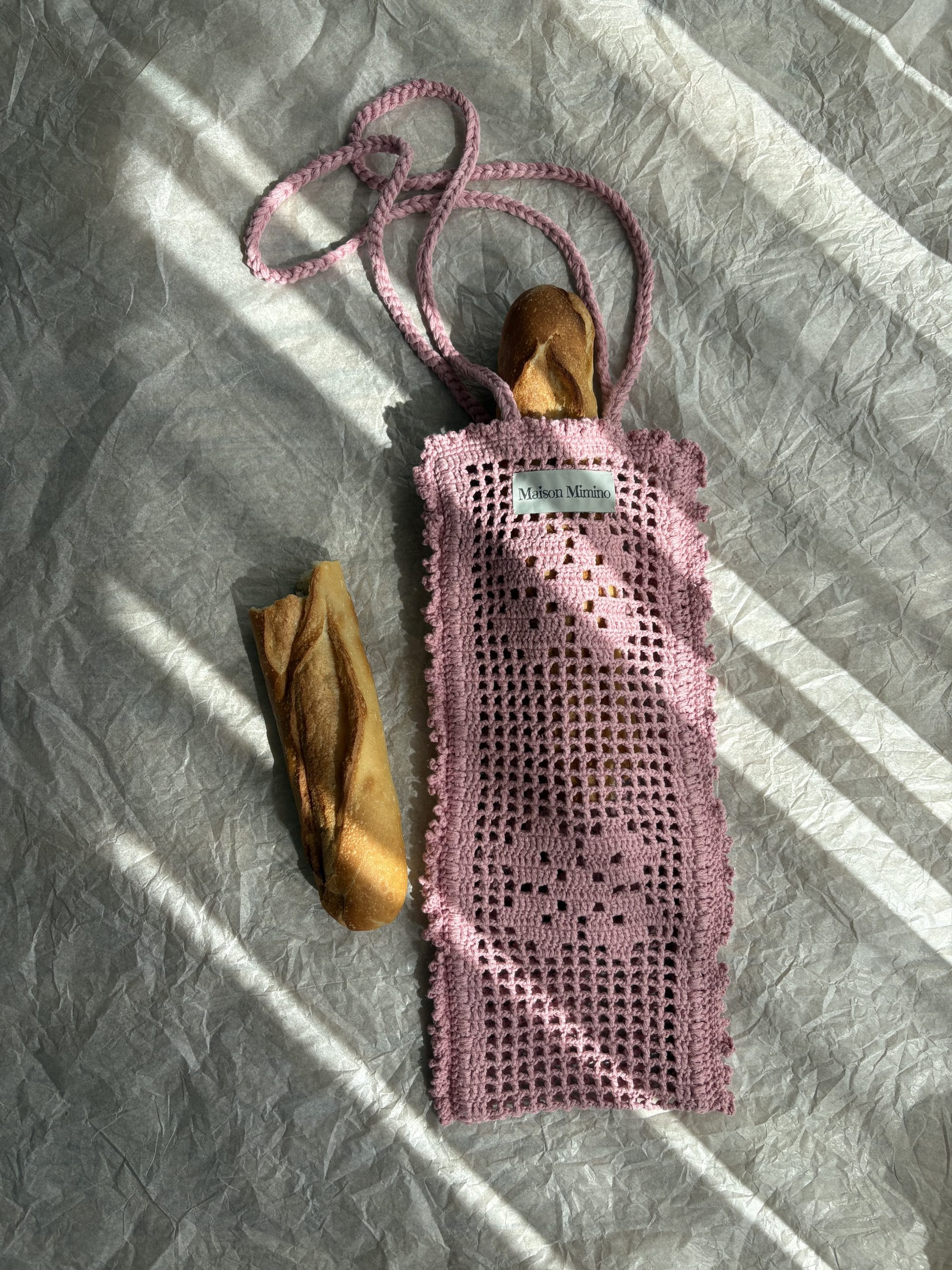La pochette Baguette rose